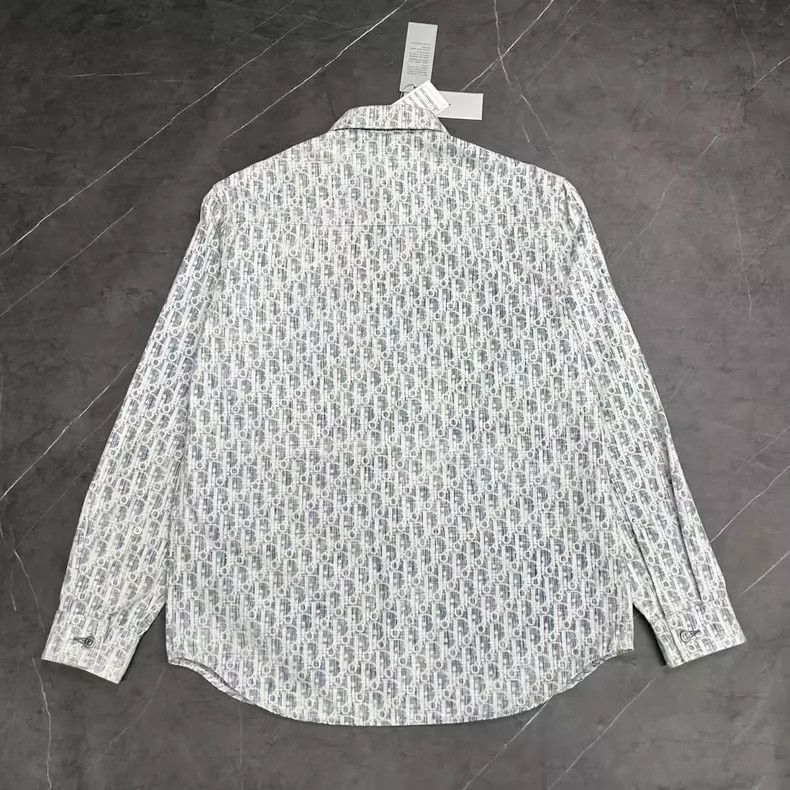 Dior DIOR Logo Printed Denim Shirt Jacket-yf Size US M / EU 48-50 / 2 - 2 Thumbnail