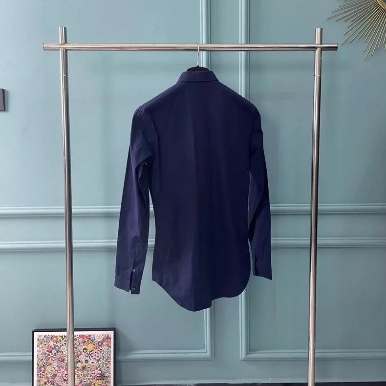 Dior Dior Logo Embroidered Long Sleeve Shirt-yf Size US M / EU 48-50 / 2 - 2 Thumbnail