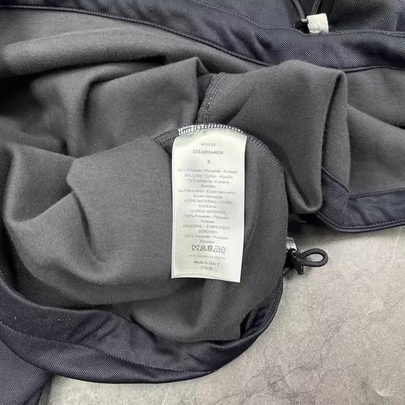 Dior Dior Half-Zip Logo Jacket in Black and White-yf Size US S / EU 44-46 / 1 - 6 Thumbnail
