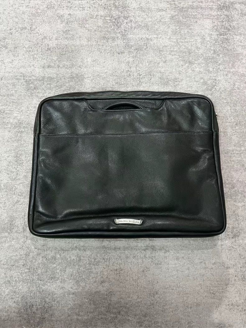 Chrome Hearts Chrome Hearts Black Leather Briefcase-yf Size ONE SIZE - 2 Thumbnail