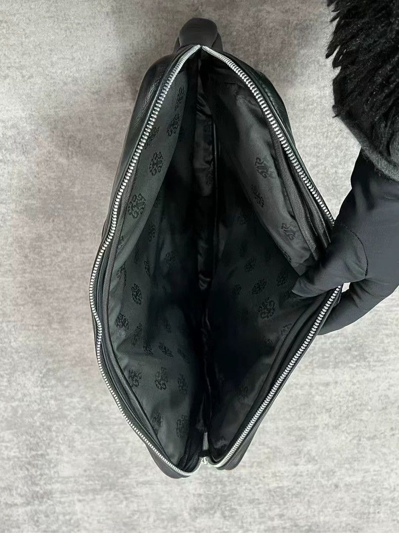 Chrome Hearts Chrome Hearts Black Leather Briefcase-yf Size ONE SIZE - 8 Thumbnail