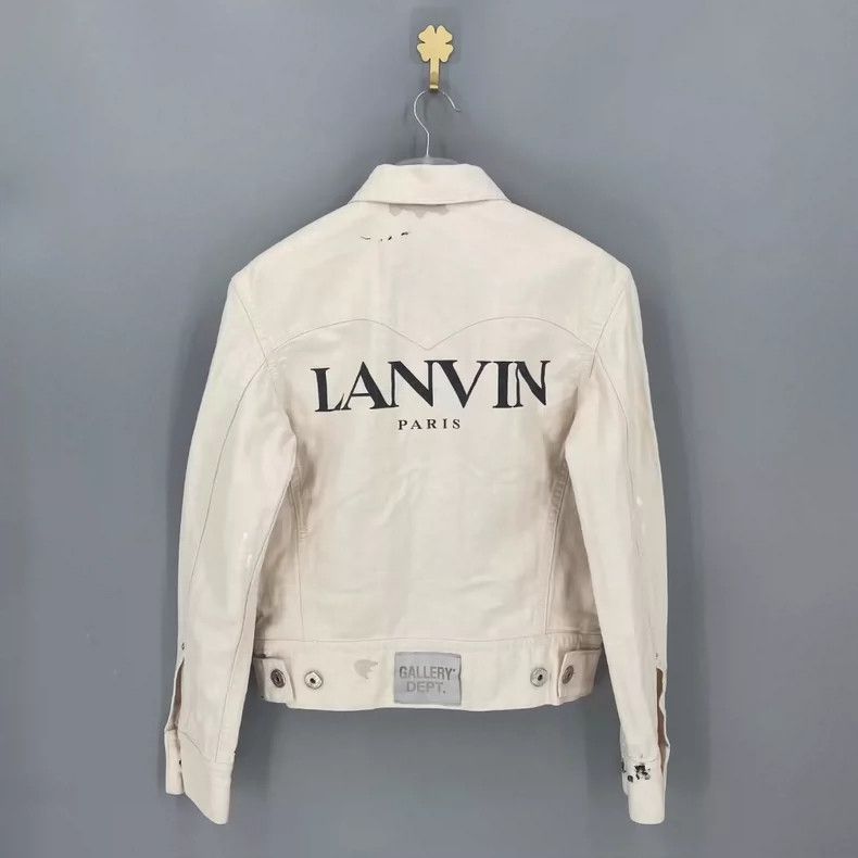 Lanvin Lanvin × Gallery Dept Painted Denim Jacket-yf Size US M / EU 48-50 / 2 - 2 Thumbnail