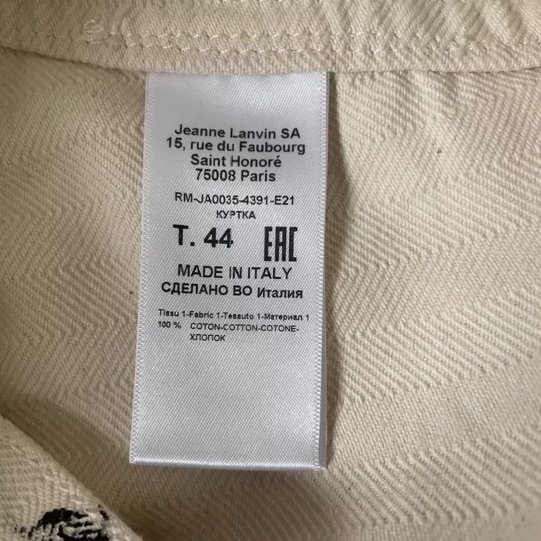 Lanvin Lanvin × Gallery Dept Painted Denim Jacket-yf Size US M / EU 48-50 / 2 - 4 Thumbnail