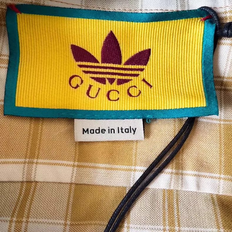 Gucci Gucci x Adidas Long Sleeve Check Shirt-yf Size US M / EU 48-50 / 2 - 3 Thumbnail