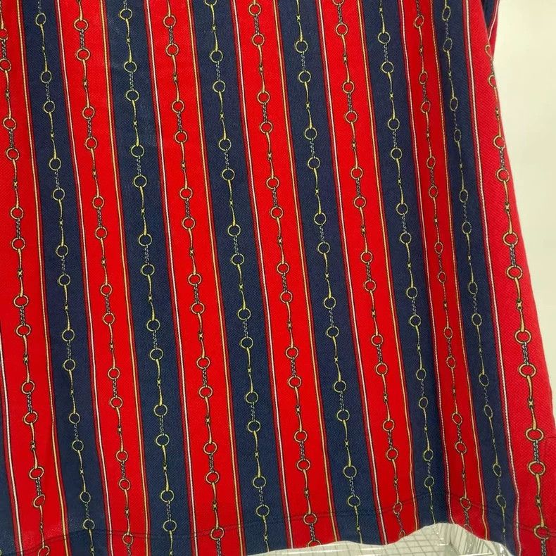 Gucci Gucci Red Blue Short Sleeve Polo Shirt-yf Size US M / EU 48-50 / 2 - 3 Thumbnail