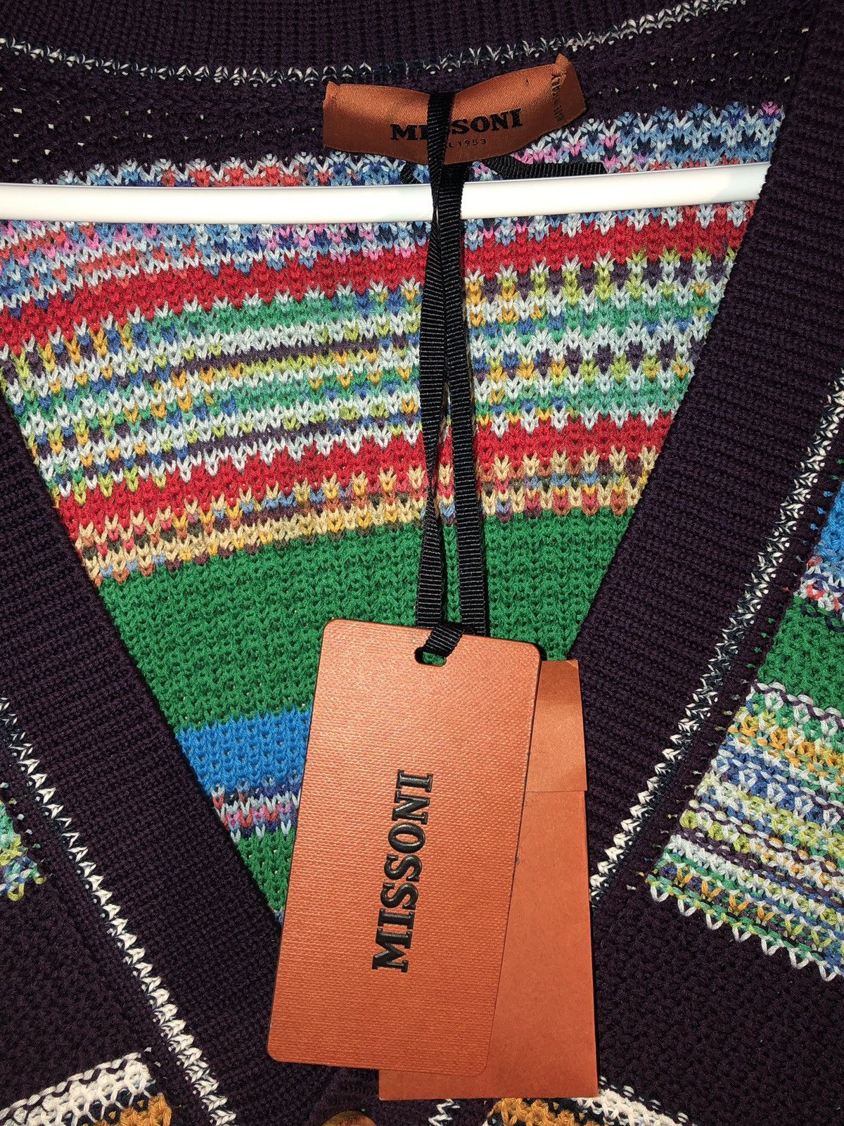 Missoni MultiColour Knit Cardigan NEEDGONE!! Size US M / EU 48-50 / 2 - 6 Thumbnail