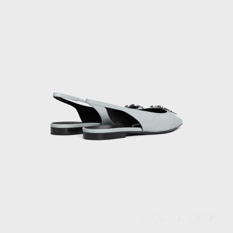Celine alma triomphe flat slingback in lambskin Size US 8 / IT 38 - 3 Thumbnail