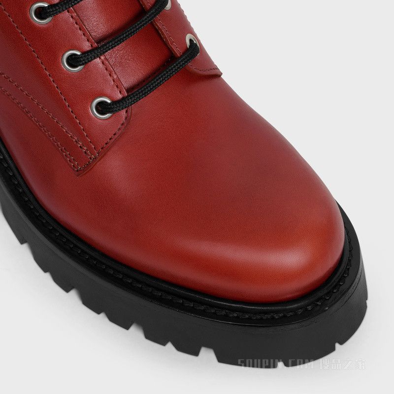 Celine triomphe rangers mid lace-up boot in calfskin Size US 7 / IT 37 - 4 Thumbnail