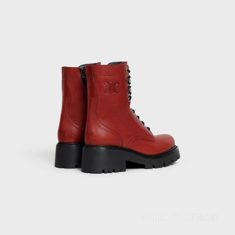 Celine triomphe rangers mid lace-up boot in calfskin Size US 11 / IT 41 - 3 Thumbnail