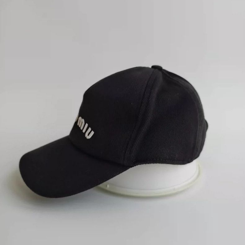 Miu Miu MIU MIU Logo Casual Cotton Cap-yf Size ONE SIZE - 2 Thumbnail