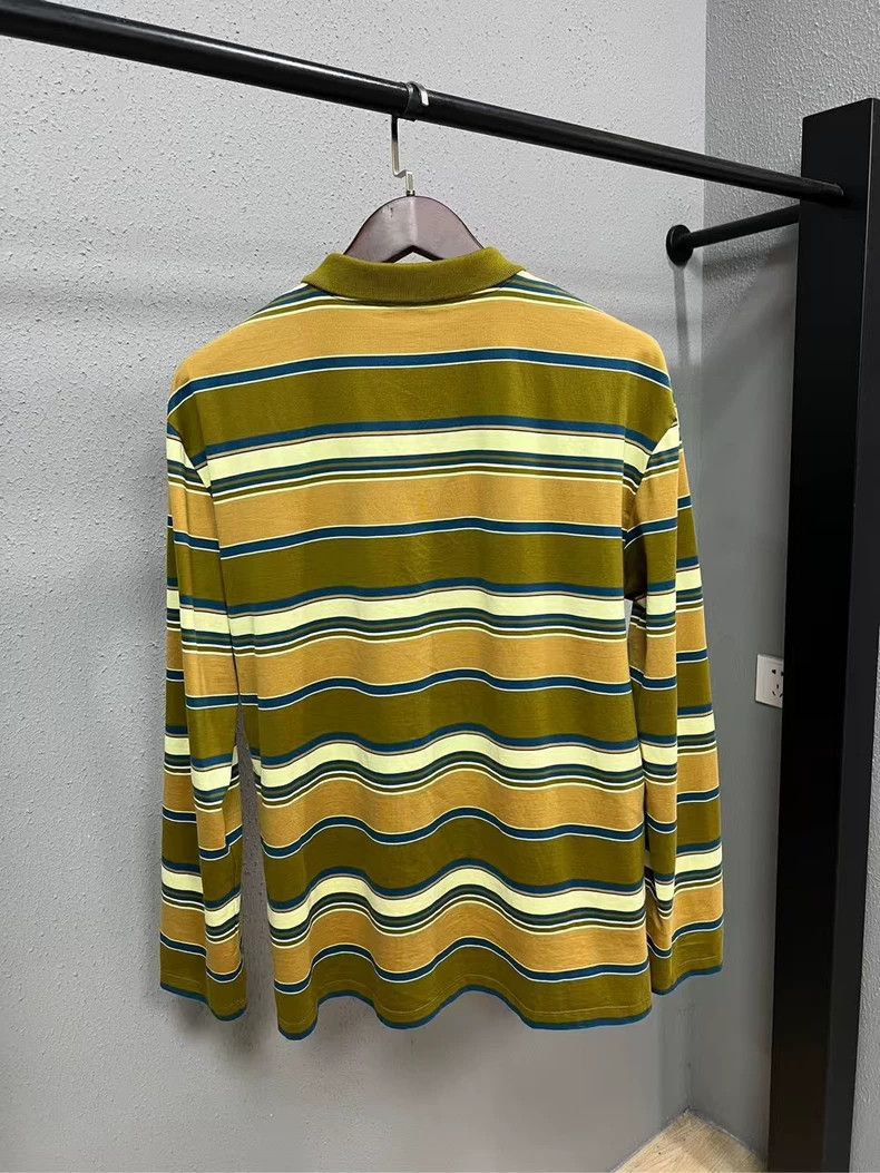 Miu Miu Miumiu Striped Long Sleeve Polo Shirt-yf Size US S / EU 44-46 / 1 - 2 Thumbnail