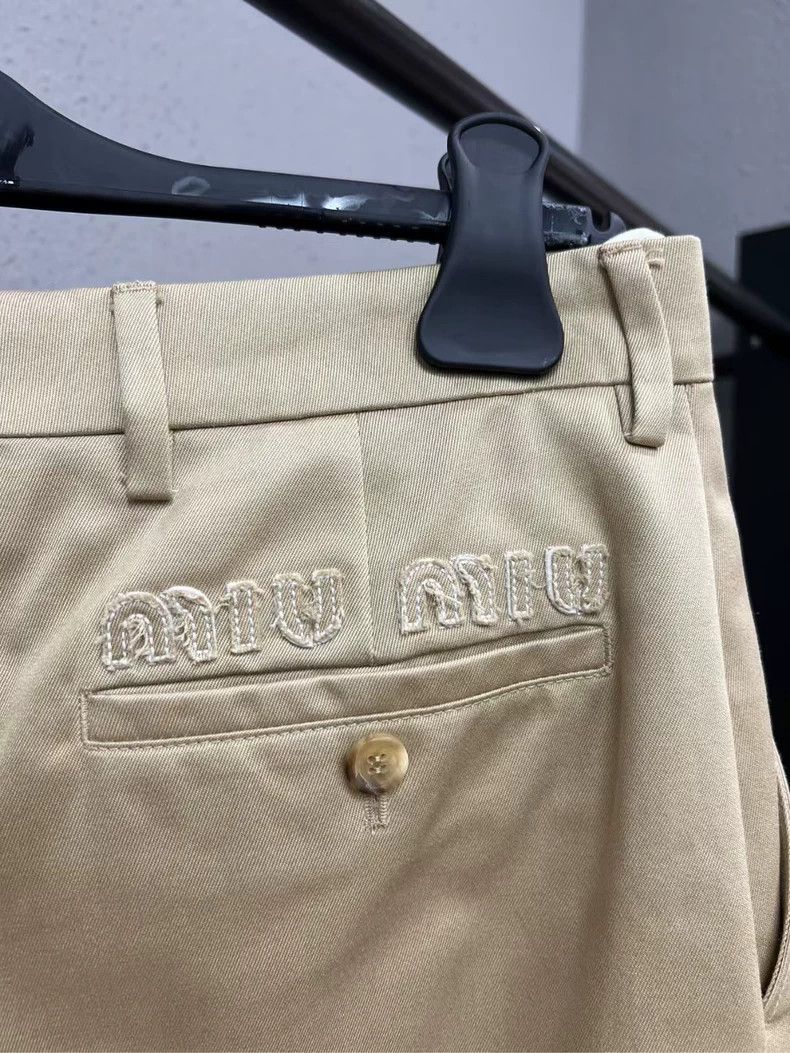 Miu Miu Miumiu Stylish Beige Pants Size 40 Brand New-yf Size US 40 / EU 56 - 3 Thumbnail