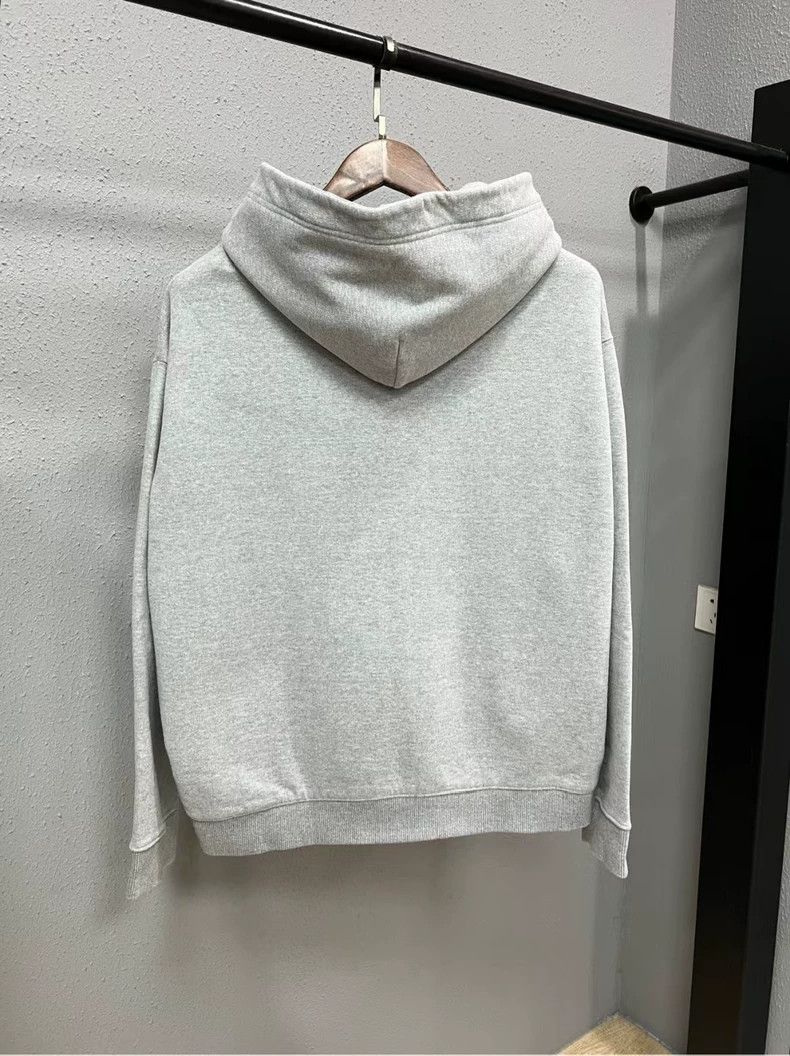 Miu Miu Miumiu Gray Cotton Embroidered Hoodie-yf Size US M / EU 48-50 / 2 - 2 Thumbnail
