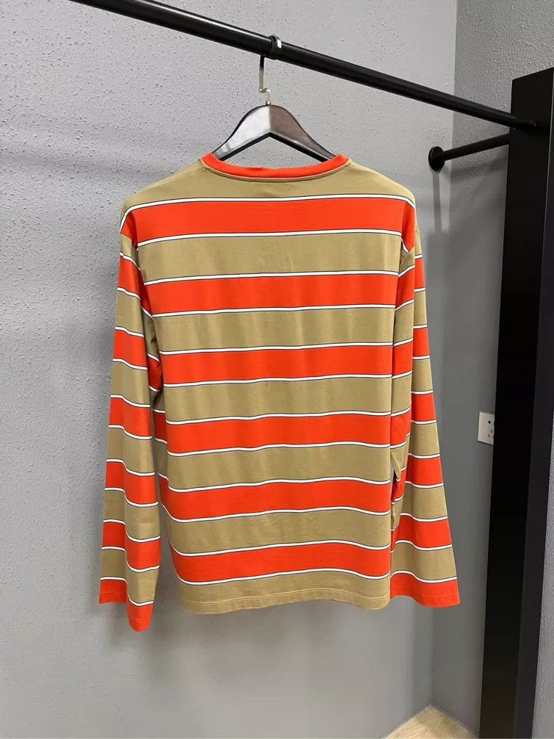 Miu Miu Miu Miu Striped Long Sleeve Round Neck Shirt-yf Size US M / EU 48-50 / 2 - 2 Thumbnail