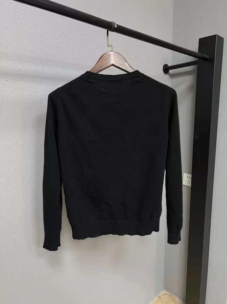 Miu Miu Miumiu Logo Cashmere Cardigan in Black-yf Size US M / EU 48-50 / 2 - 2 Thumbnail