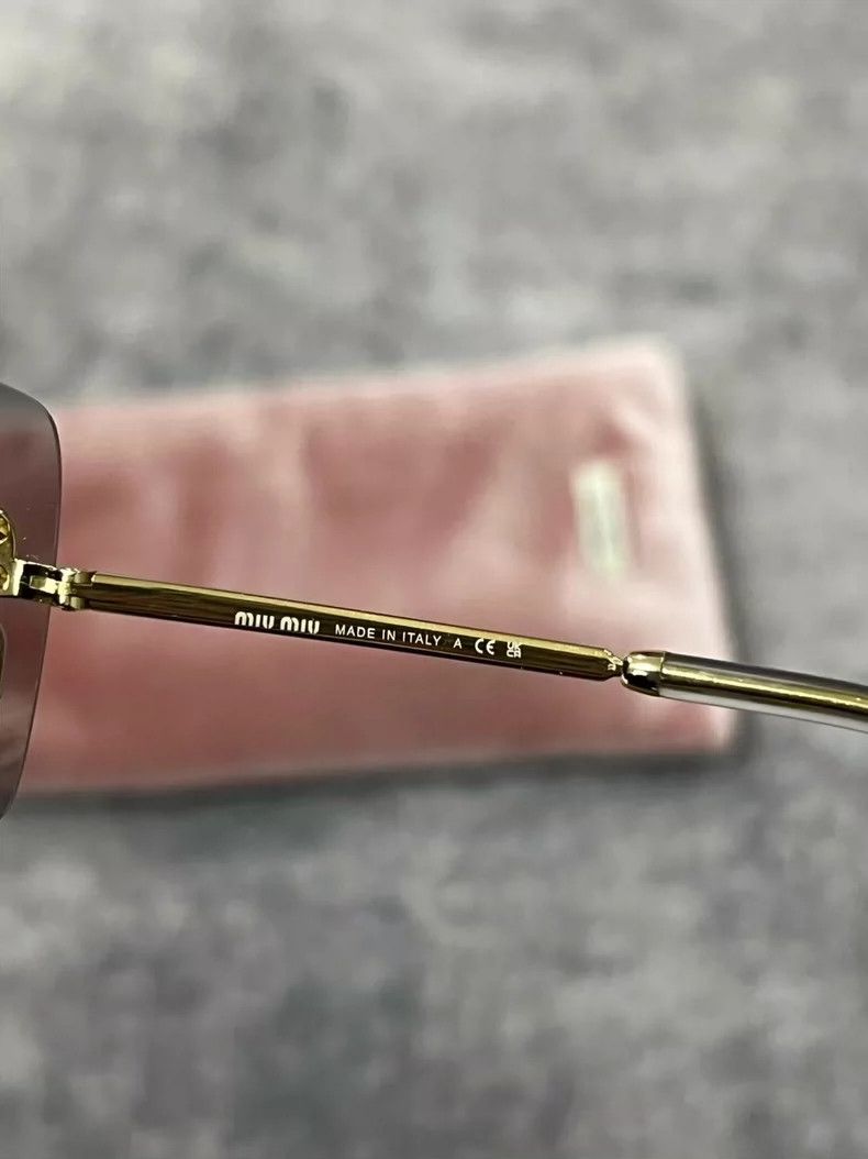 Miu Miu Miumiu Sunglasses with Velvet Case-yf Size ONE SIZE - 6 Thumbnail