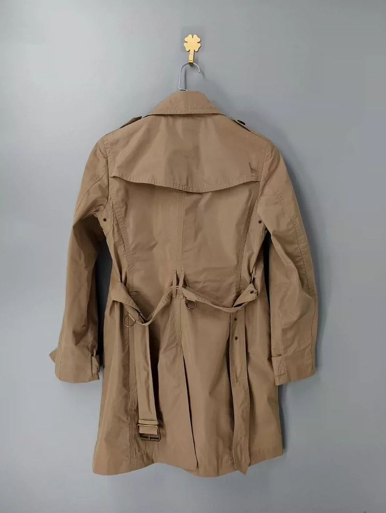 Burberry Burberry Double-Breasted Khaki Trench Coat-yf Size US M / EU 48-50 / 2 - 2 Thumbnail
