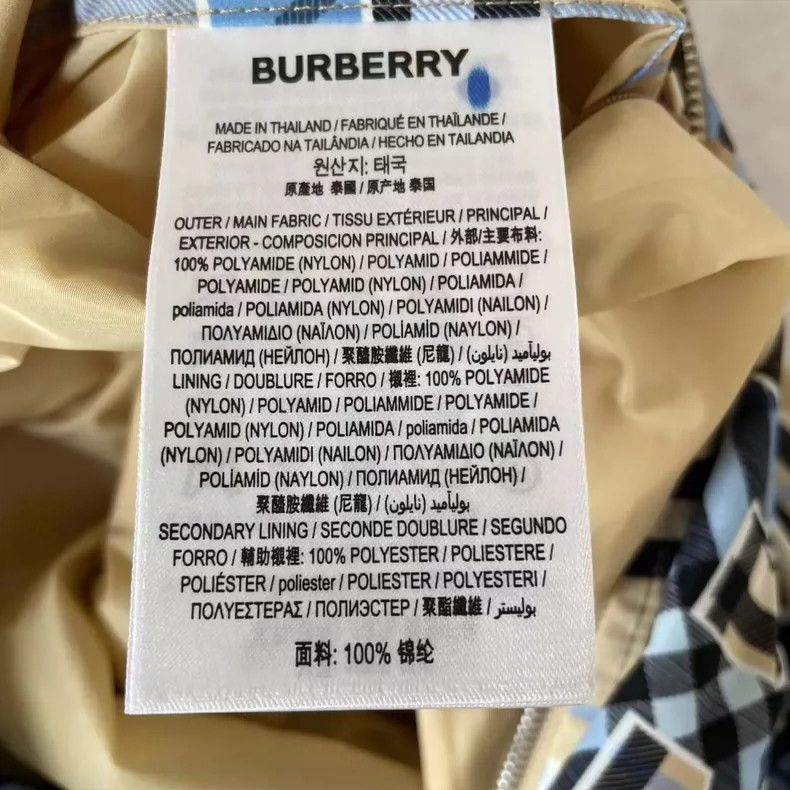 Burberry Burberry Check Pattern Hooded Windbreaker Jacket-yf Size US L / EU 52-54 / 3 - 4 Thumbnail