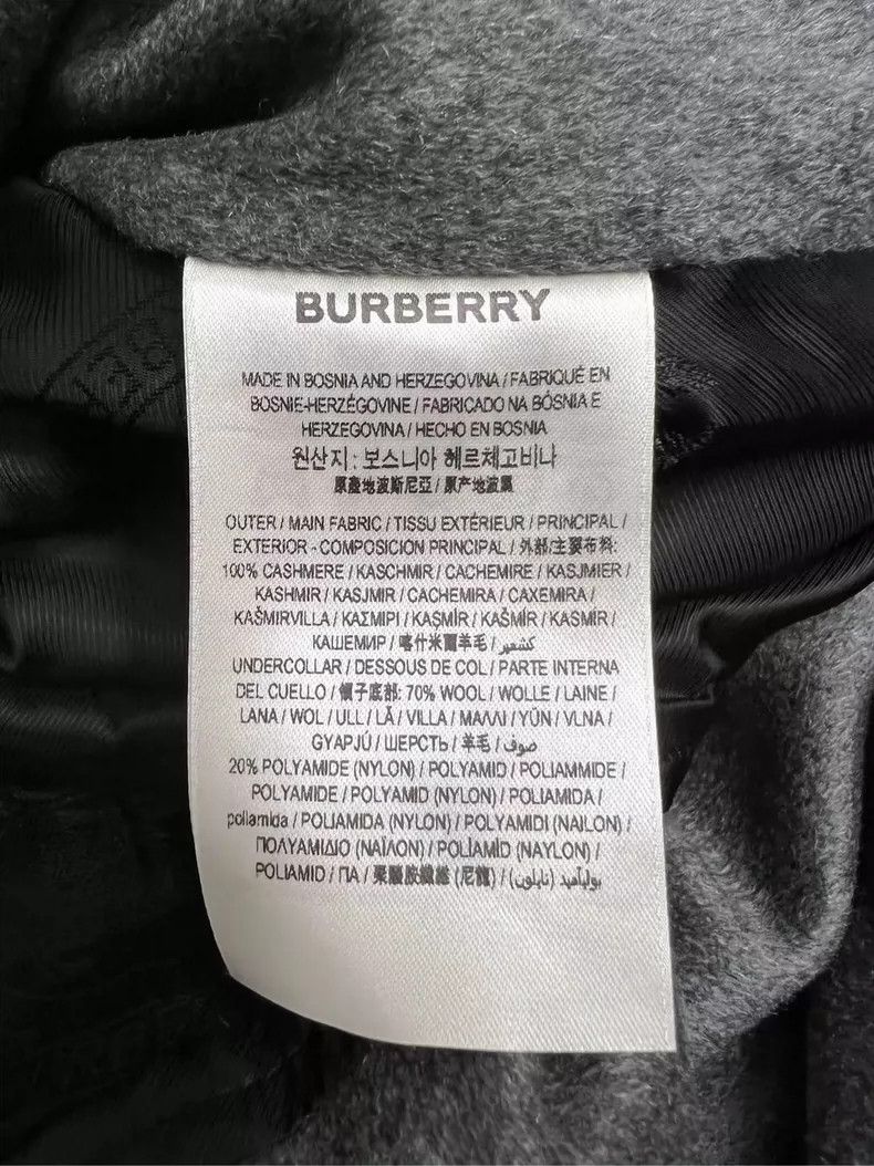 Burberry Burberry Checked Wool Coat with Tags-yf Size US S / EU 44-46 / 1 - 3 Thumbnail