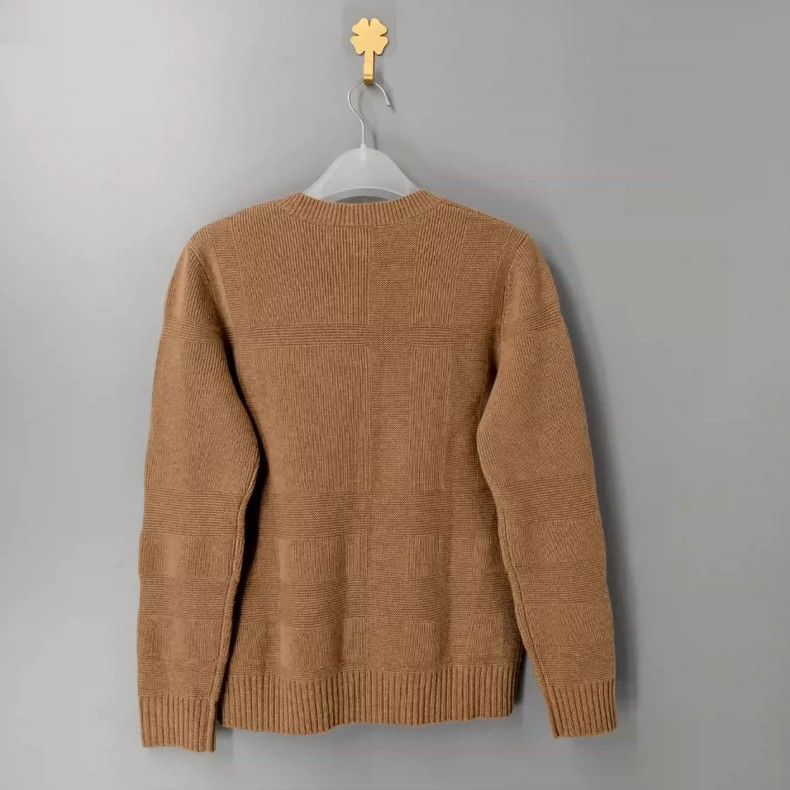 Burberry Burberry Caramel Wool Cashmere Blend Sweater-yf Size US S / EU 44-46 / 1 - 2 Thumbnail