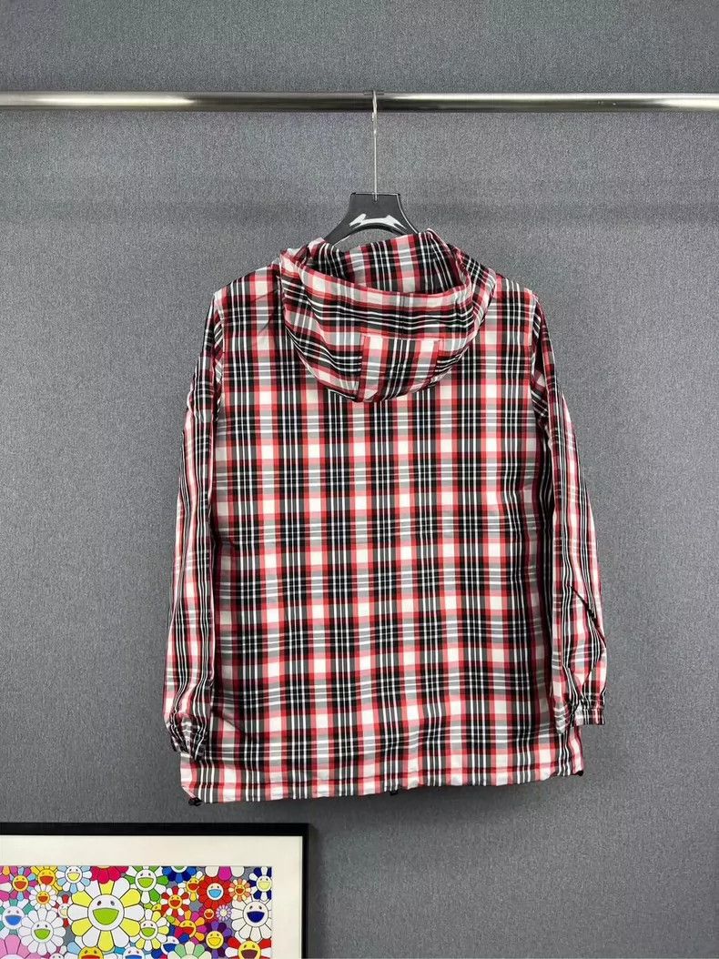 Burberry Burberry Plaid Logo Hooded Jacket-yf Size US S / EU 44-46 / 1 - 2 Thumbnail