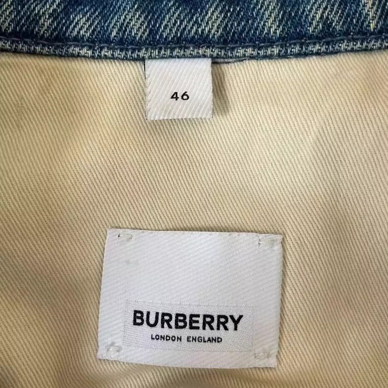 Burberry Burberry Denim Jacket with Patches-yf Size US S / EU 44-46 / 1 - 3 Thumbnail