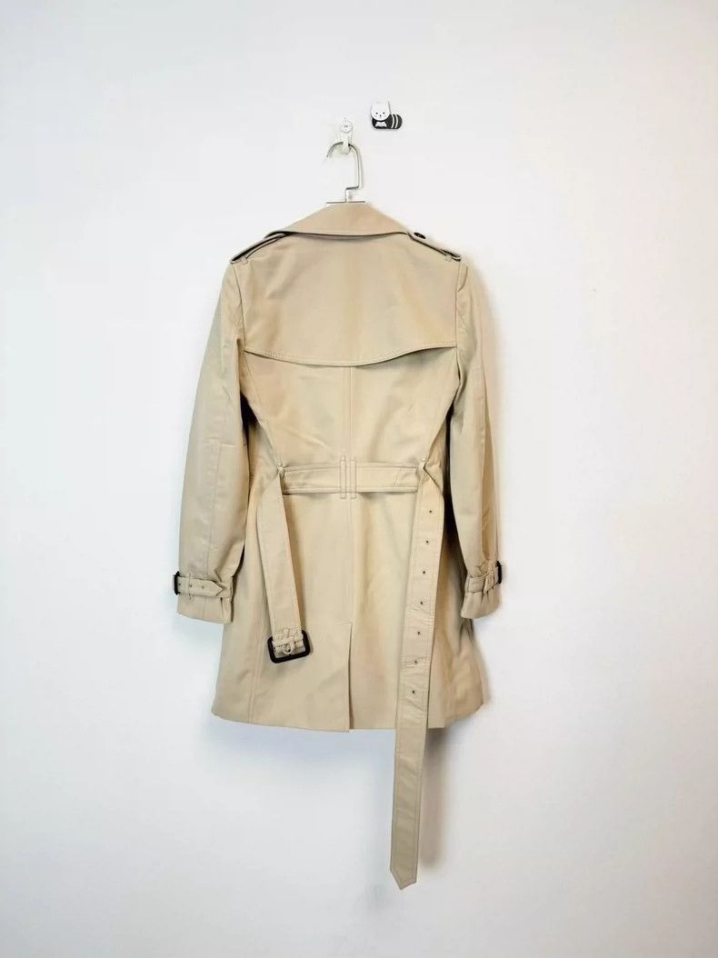 Burberry Burberry Classic Double-Breasted Trench Coat-yf Size US XXS / EU 40 - 2 Thumbnail