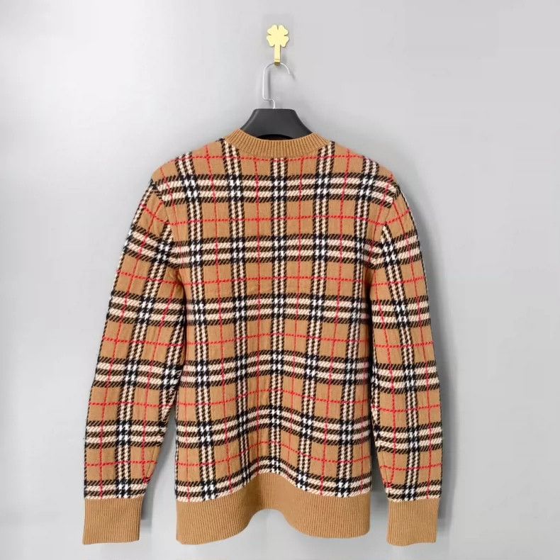 Burberry Burberry Plaid Long Sleeve Sweater for Men-yf Size US M / EU 48-50 / 2 - 2 Thumbnail