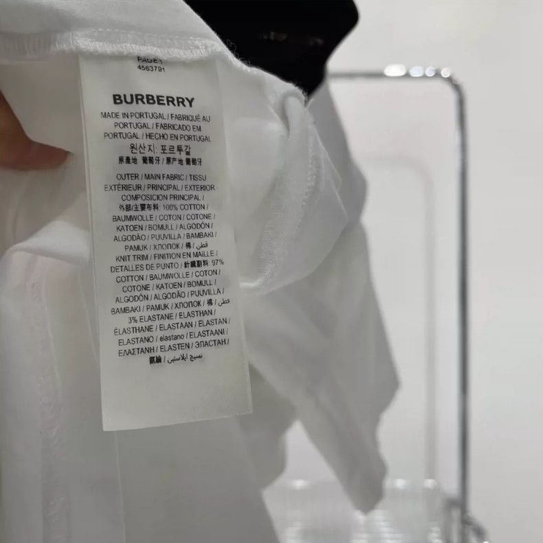 Burberry Burberry White Print Short Sleeve Shirt-yf Size US XL / EU 56 / 4 - 5 Thumbnail