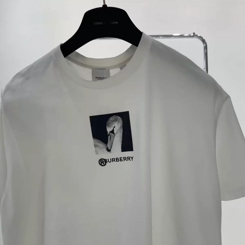 Burberry Burberry White Print Short Sleeve Shirt-yf Size US XL / EU 56 / 4 - 3 Thumbnail