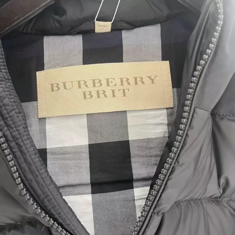 Burberry Burberry Navy Plaid Down Hooded Jacket-yf Size US M / EU 48-50 / 2 - 4 Thumbnail
