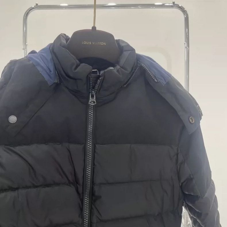 Burberry Burberry Navy Plaid Down Hooded Jacket-yf Size US M / EU 48-50 / 2 - 3 Thumbnail