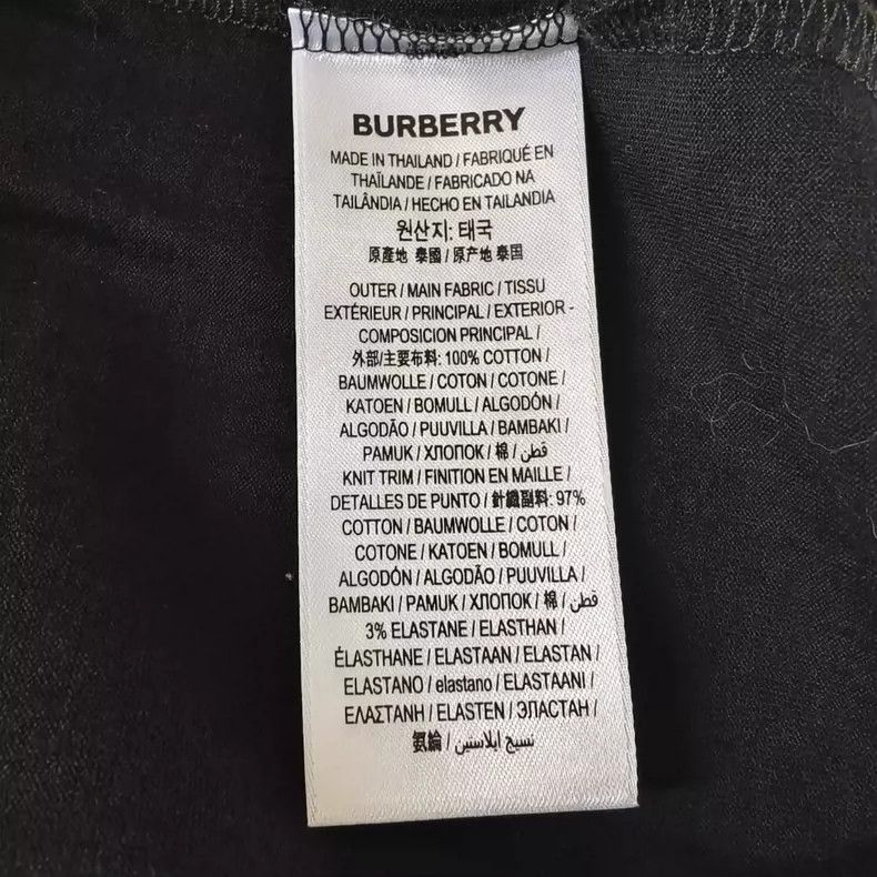 Burberry Burberry London Black Short Sleeve T-Shirt-yf Size US M / EU 48-50 / 2 - 6 Thumbnail