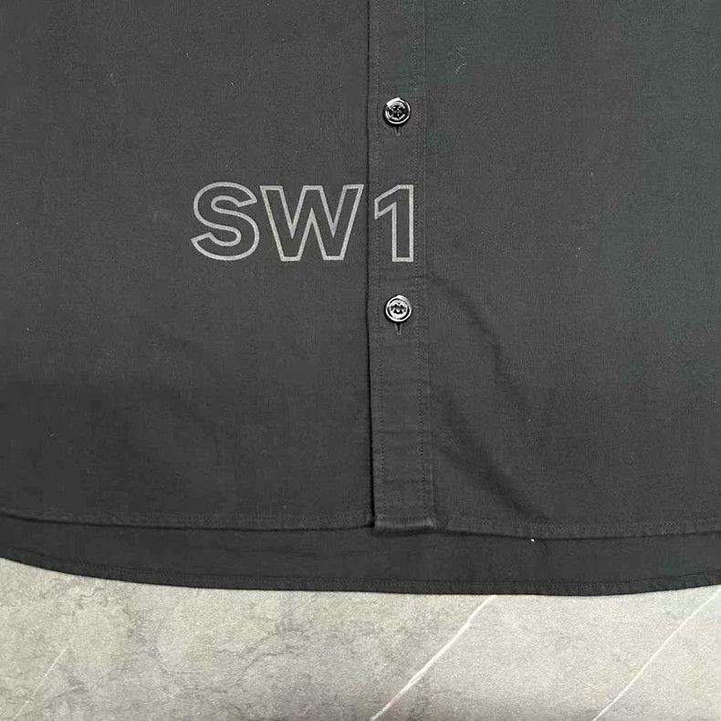 Burberry Burberry Black Long Sleeve Logo Shirt XL-yf Size US XL / EU 56 / 4 - 3 Thumbnail