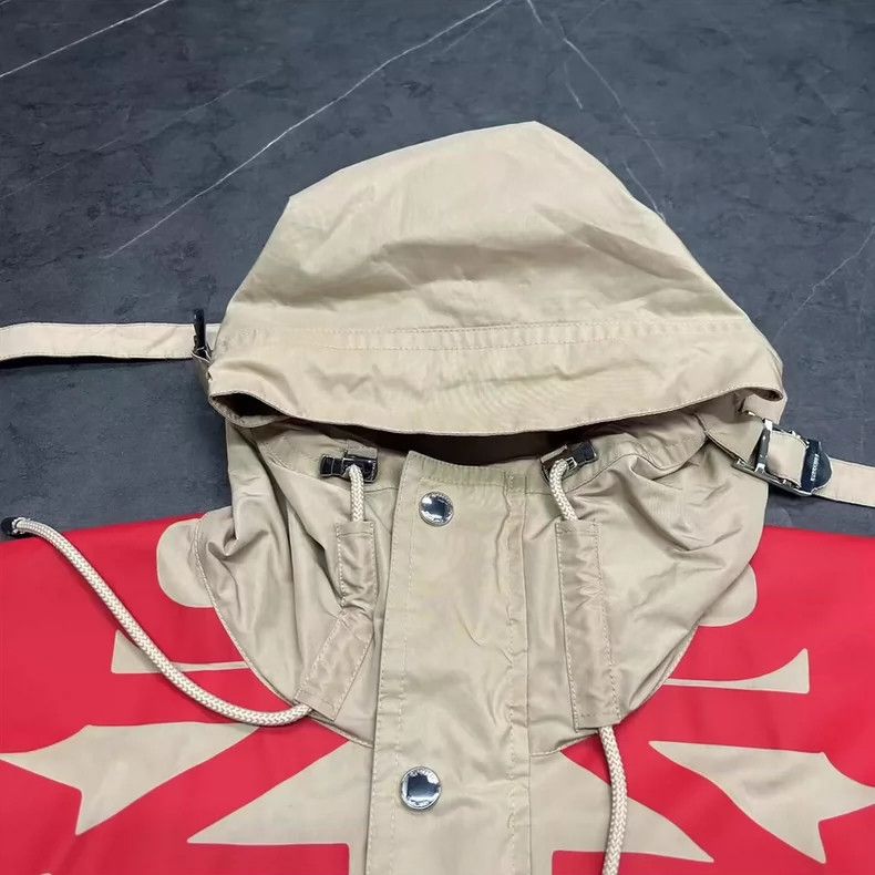 Burberry Burberry Khaki Graffiti Windbreaker Coat-yf Size US M / EU 48-50 / 2 - 4 Thumbnail