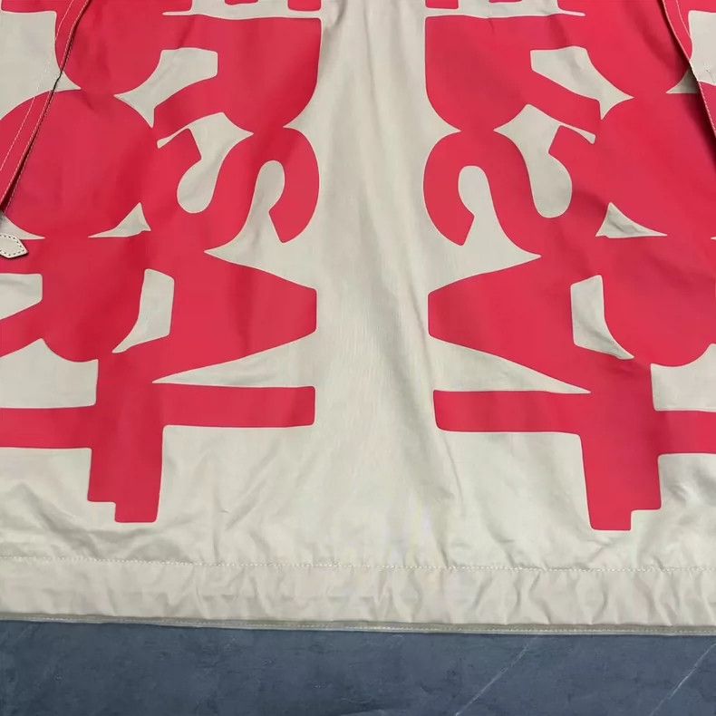 Burberry Burberry Khaki Graffiti Windbreaker Coat-yf Size US M / EU 48-50 / 2 - 3 Thumbnail