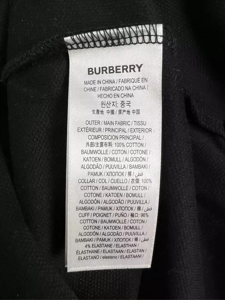 Burberry Burberry Black and White Star Long Sleeve Polo-yf Size US M / EU 48-50 / 2 - 4 Thumbnail