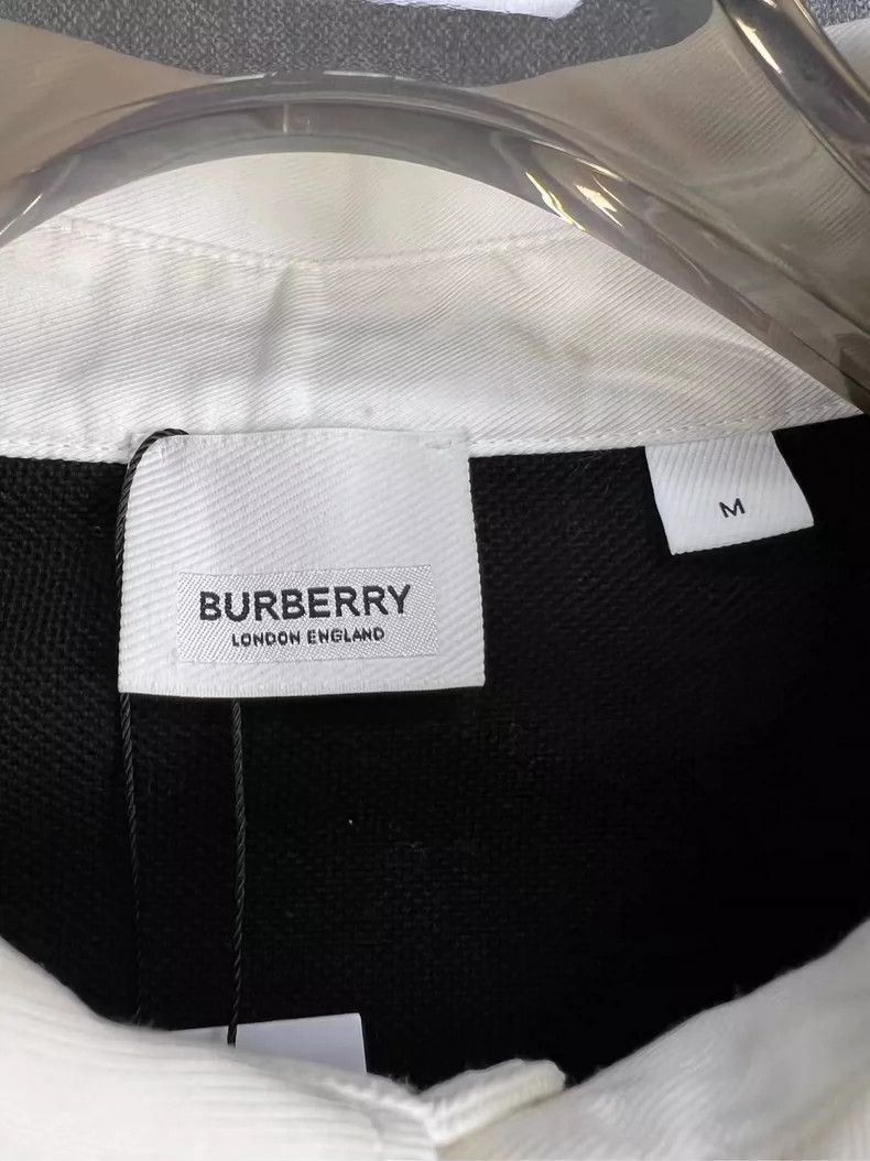 Burberry Burberry Black and White Star Long Sleeve Polo-yf Size US M / EU 48-50 / 2 - 3 Thumbnail