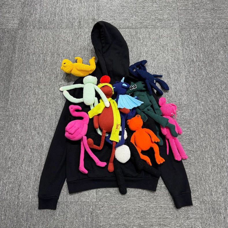 Louis Vuitton Louis Vuitton Doll Hoodie with Colorful Plushes-yf Size US S / EU 44-46 / 1 - 2 Thumbnail