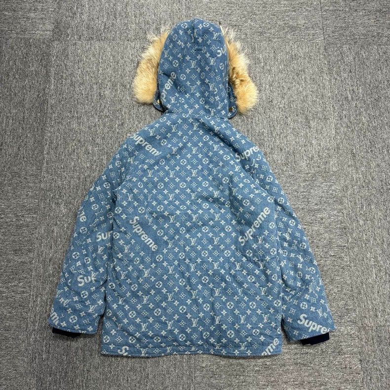Louis Vuitton Louis Vuitton x Supreme Quilted Jacket-yf Size US XL / EU 56 / 4 - 3 Thumbnail
