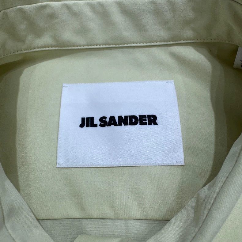 Jil Sander JIL SANDER Solid Short Sleeve Shirt-yf Size US L / EU 52-54 / 3 - 6 Thumbnail