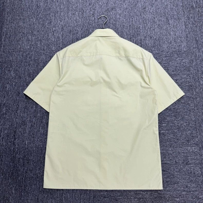 Jil Sander JIL SANDER Solid Short Sleeve Shirt-yf Size US L / EU 52-54 / 3 - 3 Thumbnail