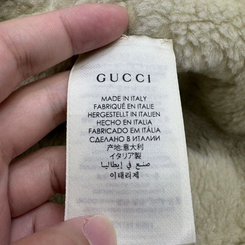 Gucci Gucci Teddy Cashmere Bucket Hat-yf Size ONE SIZE - 5 Thumbnail
