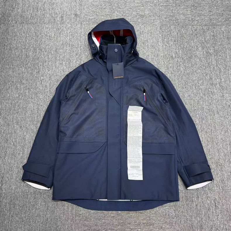 Louis Vuitton Louis Vuitton Cup Checkered Parka Coat-yf Size US L / EU 52-54 / 3 - 3 Thumbnail