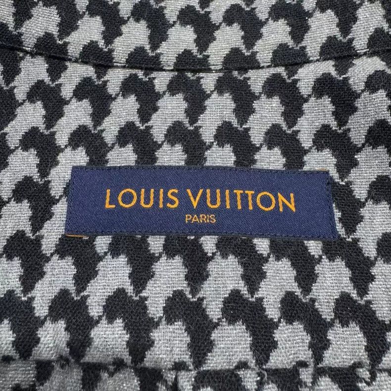 Louis Vuitton Louis Vuitton Houndstooth Long Sleeve Shirt-yf Size US S / EU 44-46 / 1 - 5 Thumbnail