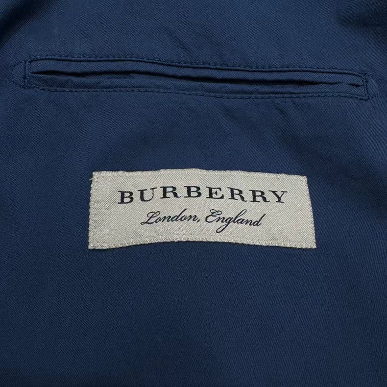 Burberry Burberry Solid Color Suit Jacket Size 50-yf Size US L / EU 52-54 / 3 - 4 Thumbnail