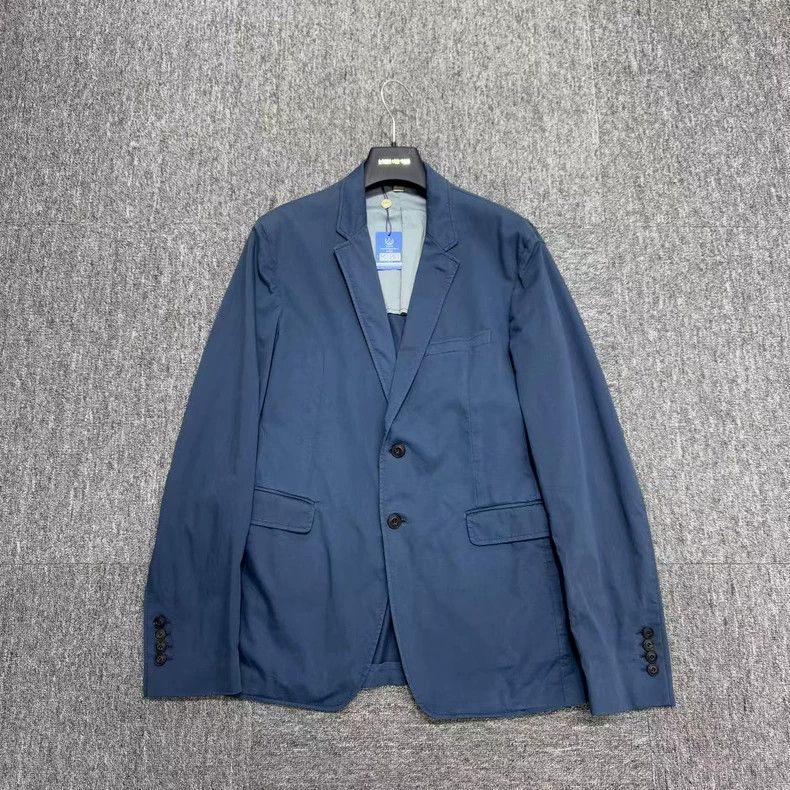 Burberry Burberry Solid Color Suit Jacket Size 50-yf Size US L / EU 52-54 / 3 - 2 Thumbnail