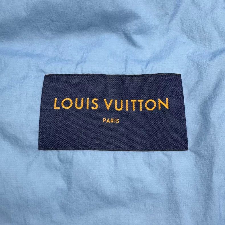 Louis Vuitton Louis Vuitton Blue Floral Padded Jacket-yf Size US L / EU 52-54 / 3 - 3 Thumbnail