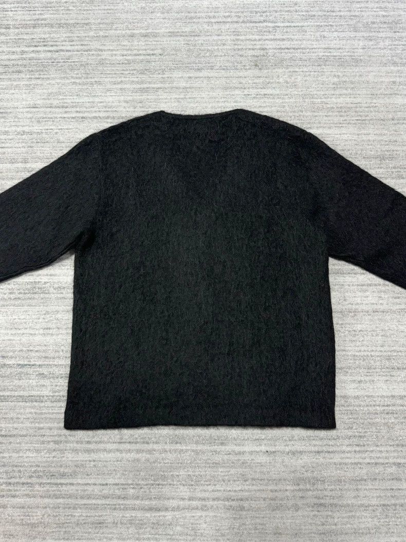 Our Legacy Our Legacy Mohair Cardigan in Black Gray-yf Size US L / EU 52-54 / 3 - 3 Thumbnail