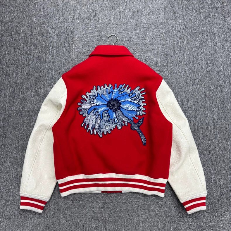 Louis Vuitton Louis Vuitton Yoyoi Kusama Baseball Jacket-yf Size US L / EU 52-54 / 3 - 2 Thumbnail